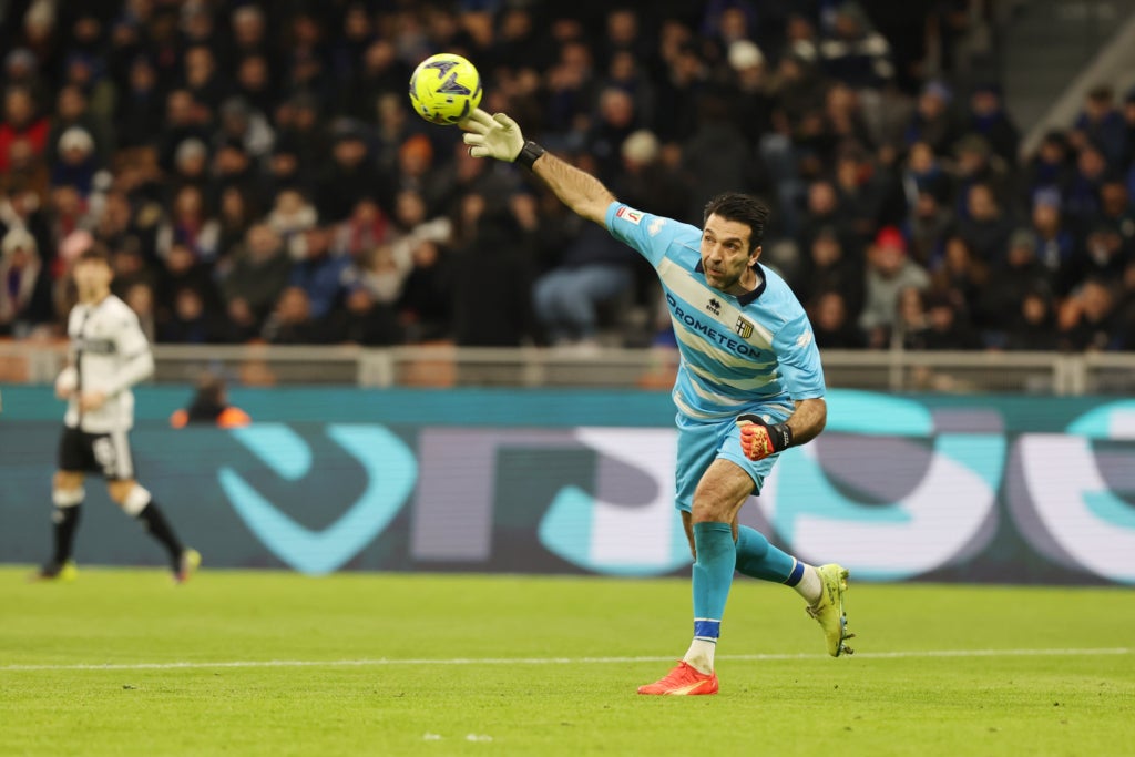 Buffon, durant un dels últims partits de la seva carrera amb el Parma | Europa Press