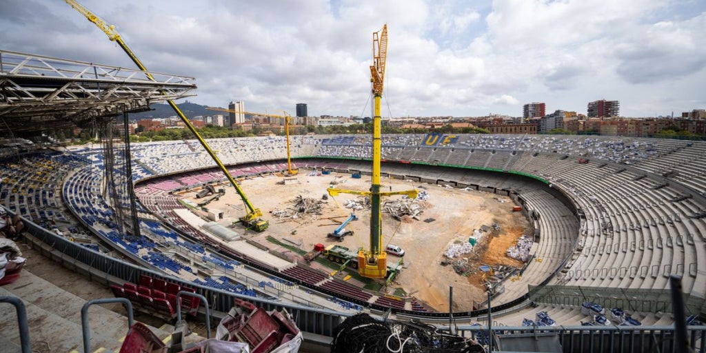 El estado actual del Camp Nou en obras | FC Barcelona
