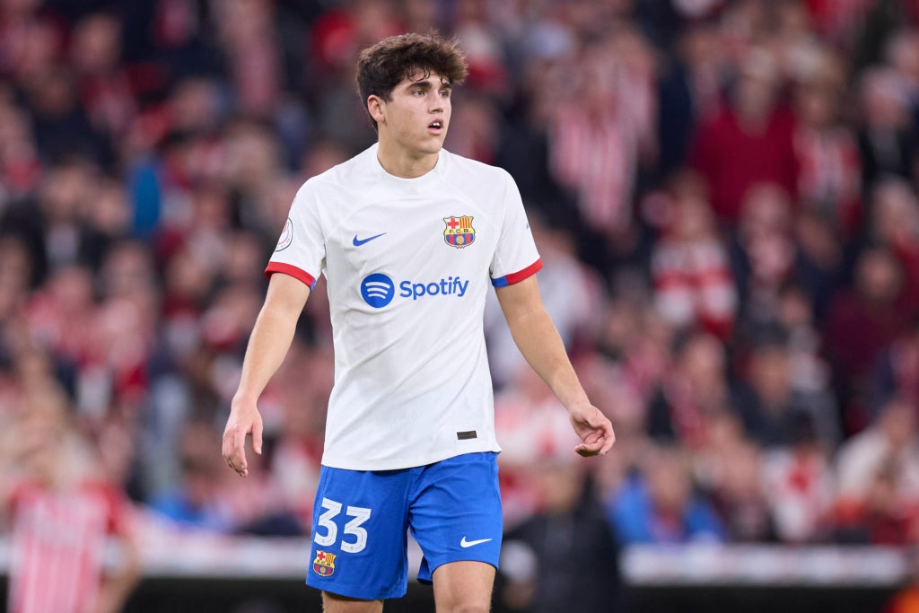 Pau Cubarsí, durant l'Athletic-Barça de Copa | FC Barcelona