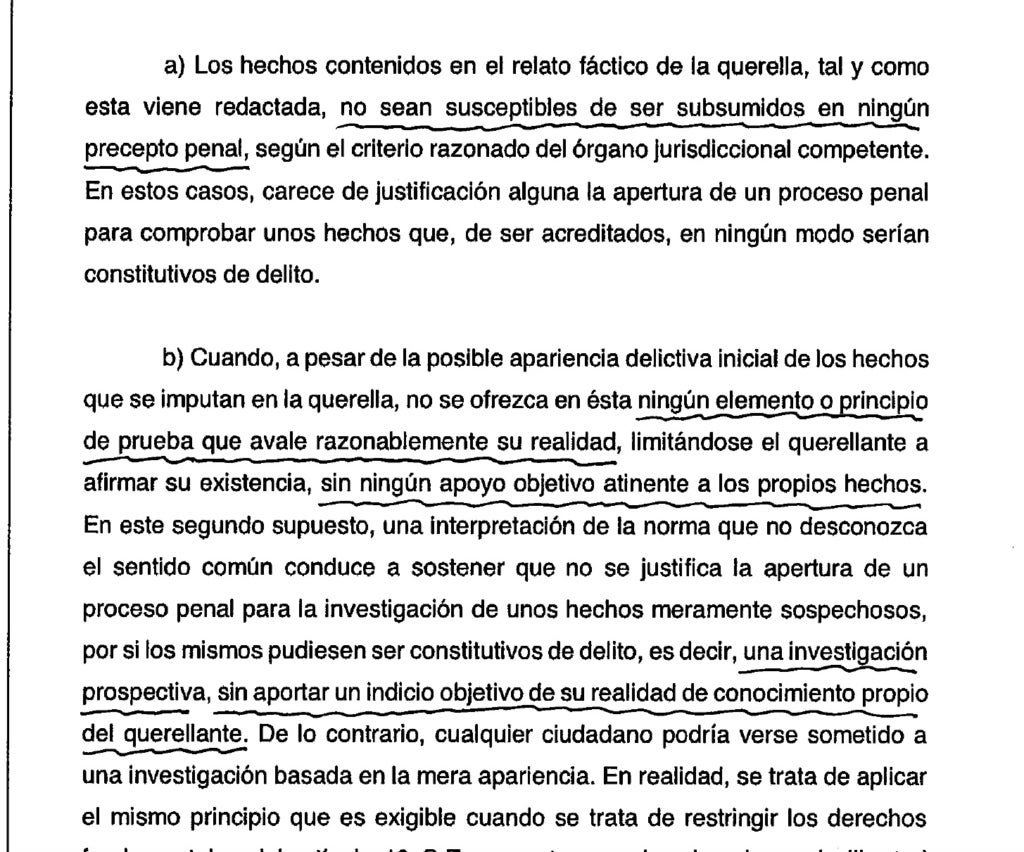 Part interlocutòria d'arxiu del cas Corina al Suprem/QS