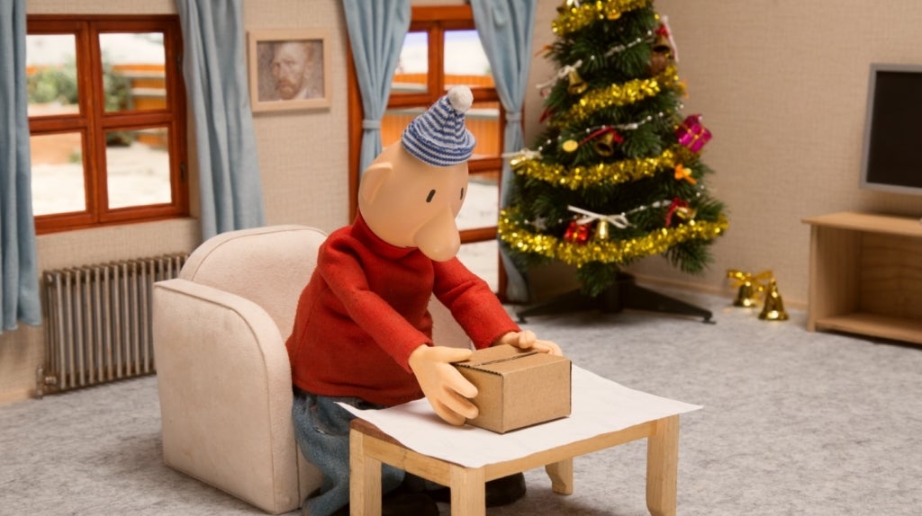 Fotograma de la projecci&oacute; d'En Pat i en Mat a l'hivern. Foto: Cedida 