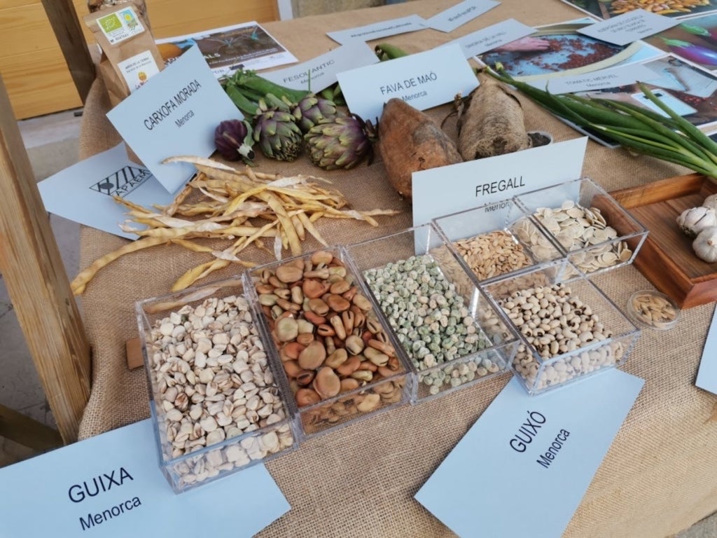 Imatge d'una part del banc de llavors de Menorca / Cedida