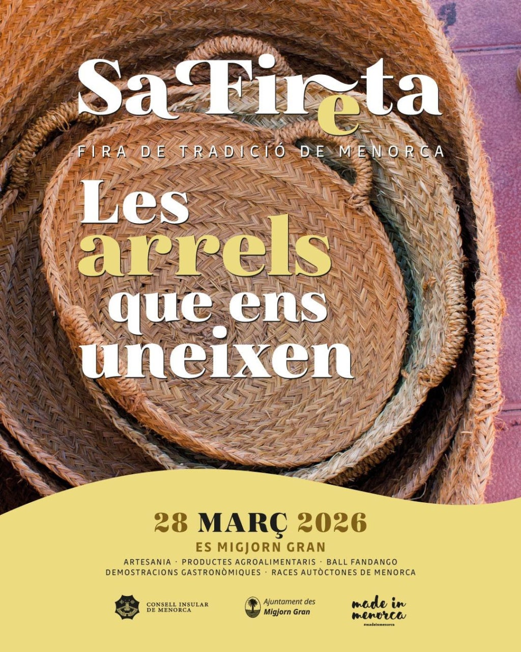 Imatge del cartell de Sa Fireta de Menorca / Cedida