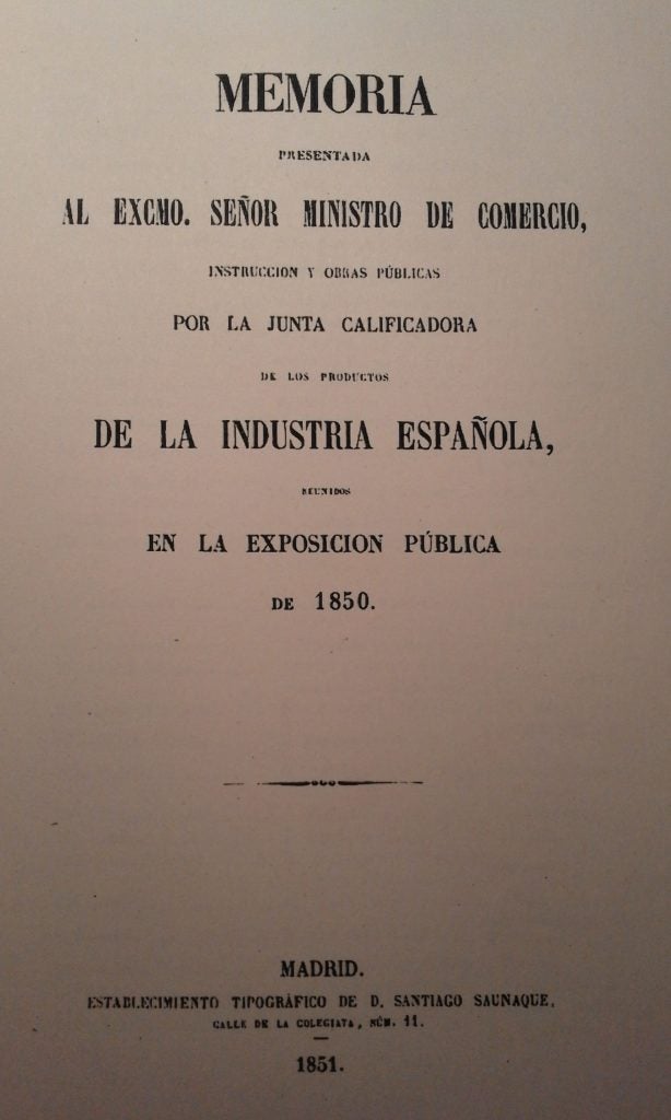 Pau Galí, premiat a Madrid per un vi escumós al 1850 | arxiu