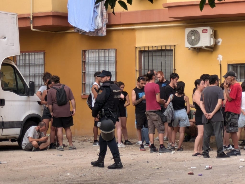 Imatges del desnonament