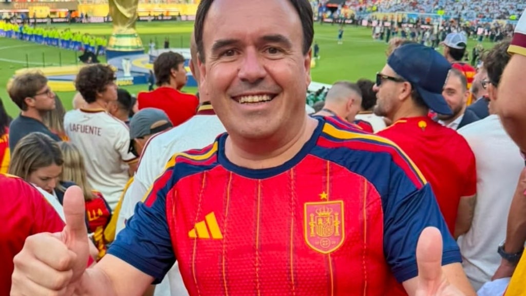 El president de la Generalitat, Juan Francisco Pérez Llorca, en la final del mundial masculina de futbol | Instagram
