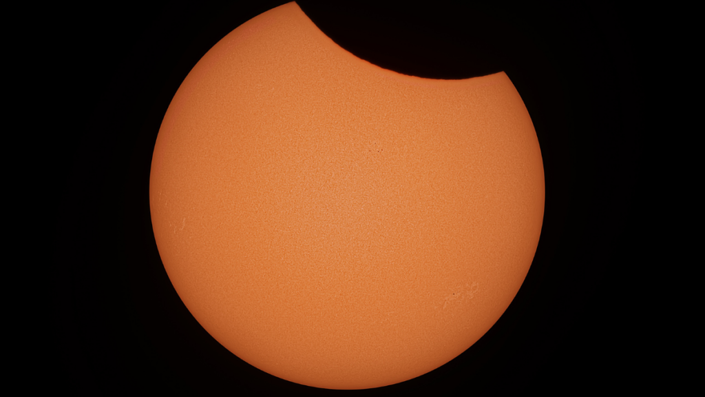 L'epicentre de l'eclipsi