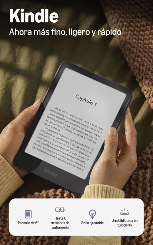 Amazon renueva su línea Kindle: pantalla rediseñada y batería adaptada a la normativa europea